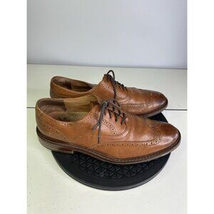 Cole Haan Wingtip Lace Up Oxford British Tan Brown C23470 Men’s Size 9.5 M